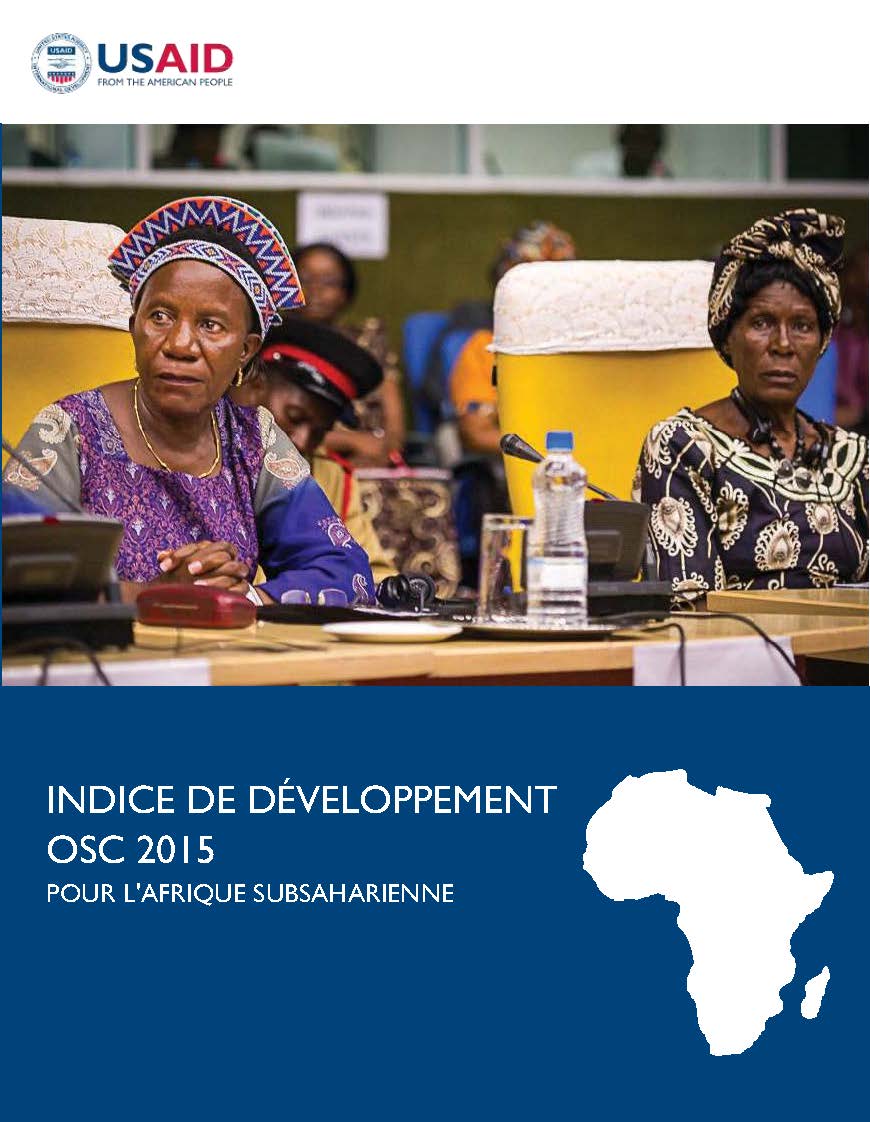 Indice de Développement OSC 2015 Pour l'Afrique subsaharienne