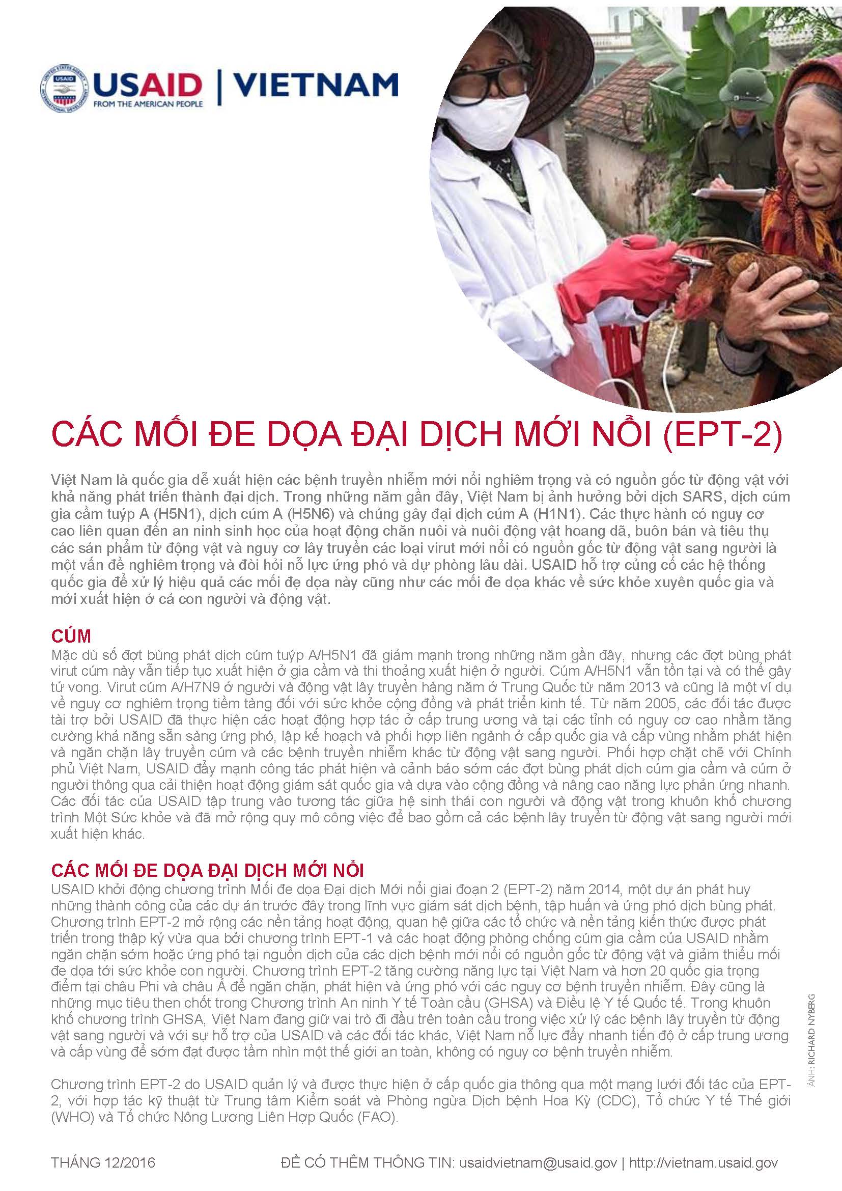 CÁC MỐI ĐE DỌA ĐẠI DỊCH MỚI NỔI (EPT-2)