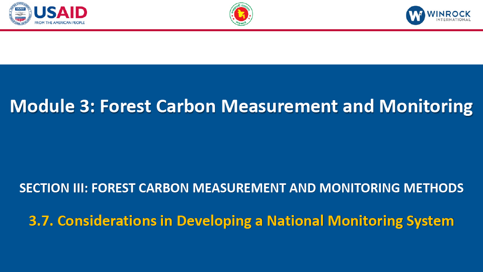 3.7. Considerations in Developing a Monitoring System