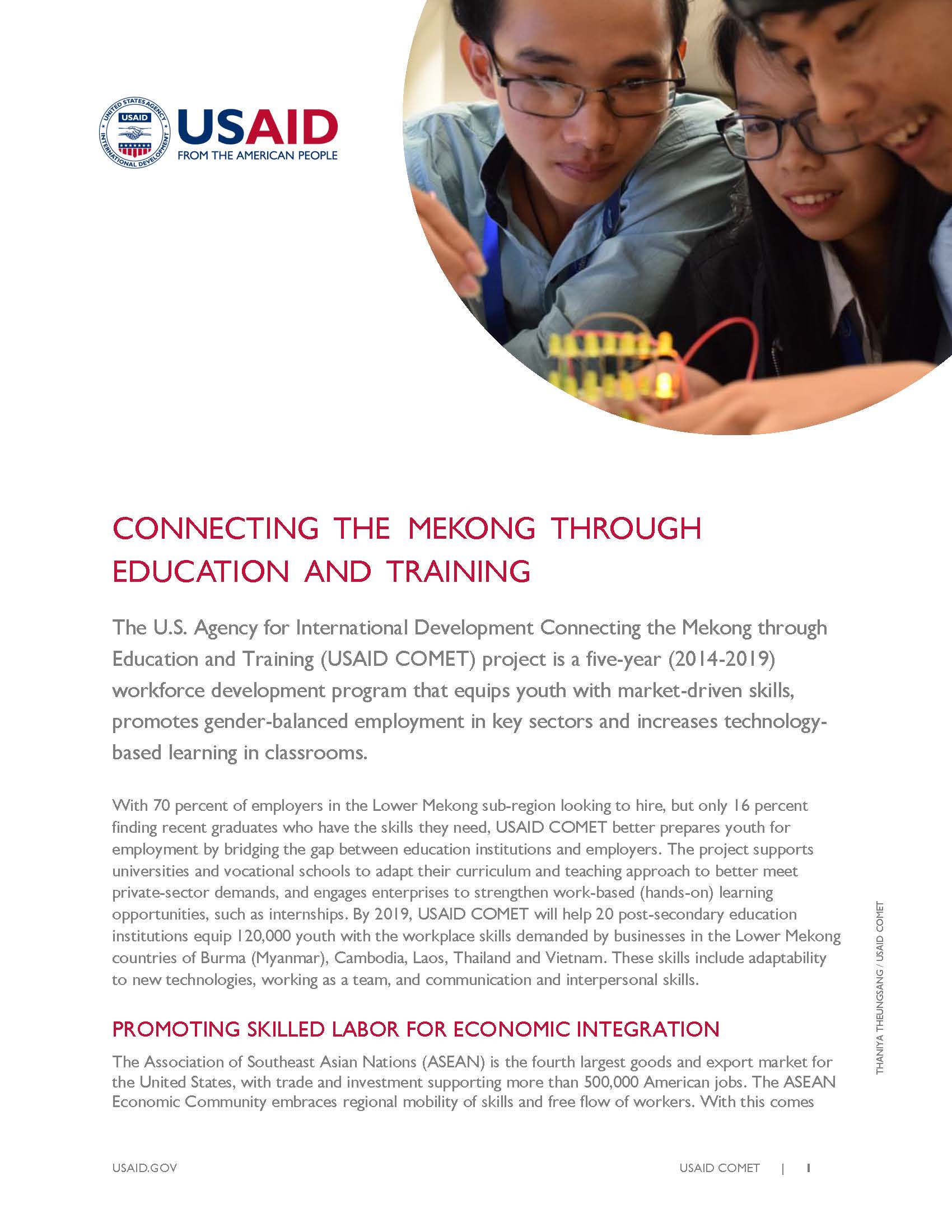 Connecting the Mekong through Education and Training