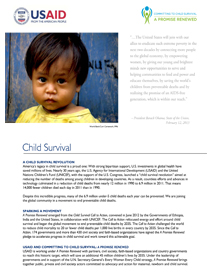 Child Survival Fact Sheet