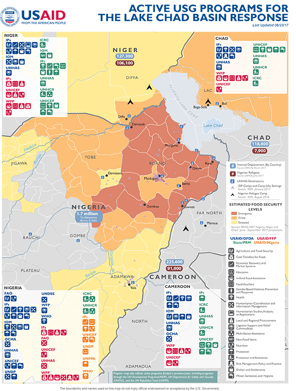 Lake Chad Map - 06-23-2017