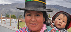 Mother and child in Peru