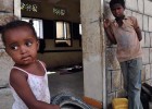 A young internally displaced girl from Abyan governorate.