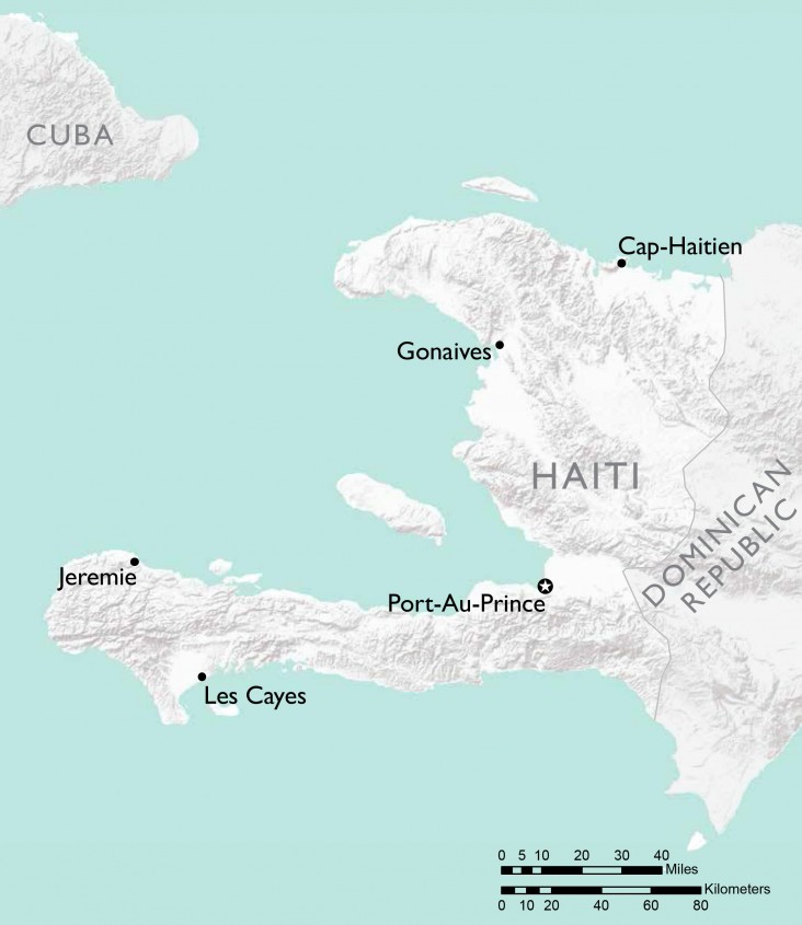 Map of Haiti