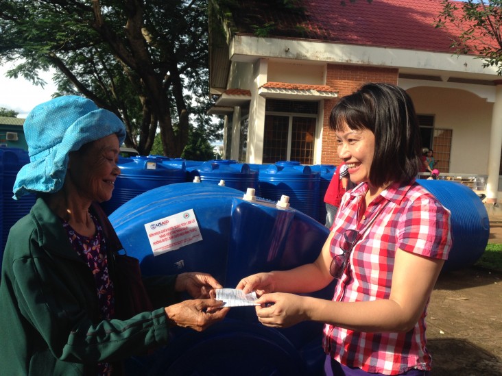 USAID provides support to people affected by drought in southern provinces.