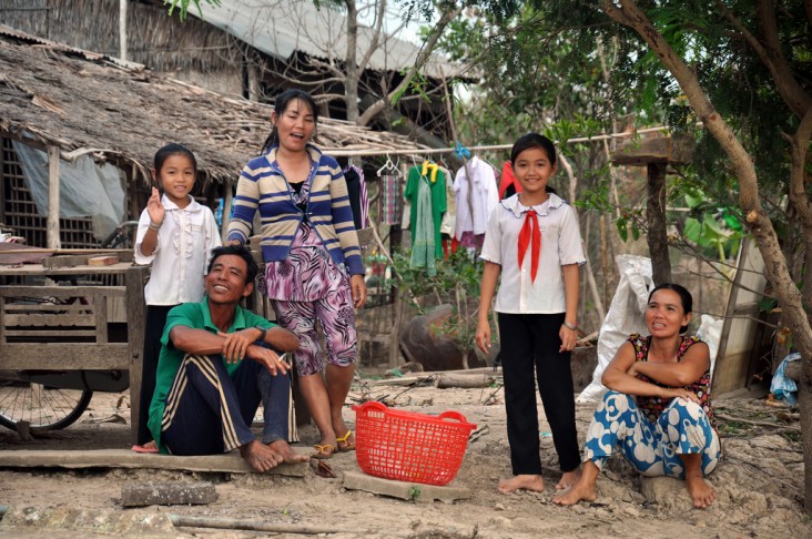 Vietnamese flood victims receive aid from USAID. Foreign assistance comprises less than 1% of the total federal budget.