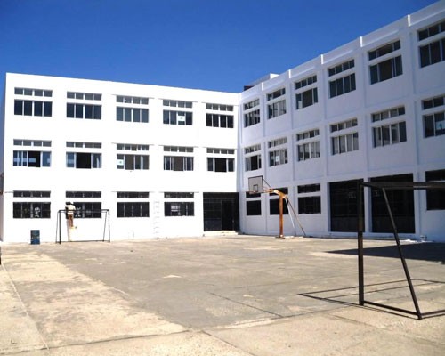 Tayr Felsay Intermediate School during the waterproofing operations.  