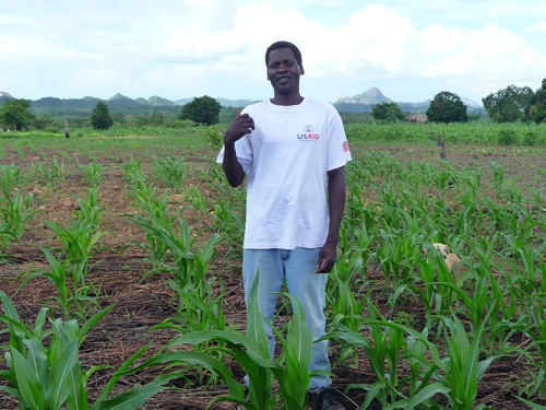 Davane Mesa Paulo has benefitted immensely from the Food for Peace program's focus on improved growing techniques.