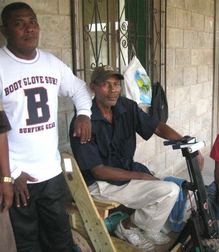 Handicapped diver from La Moskitia, Honduras