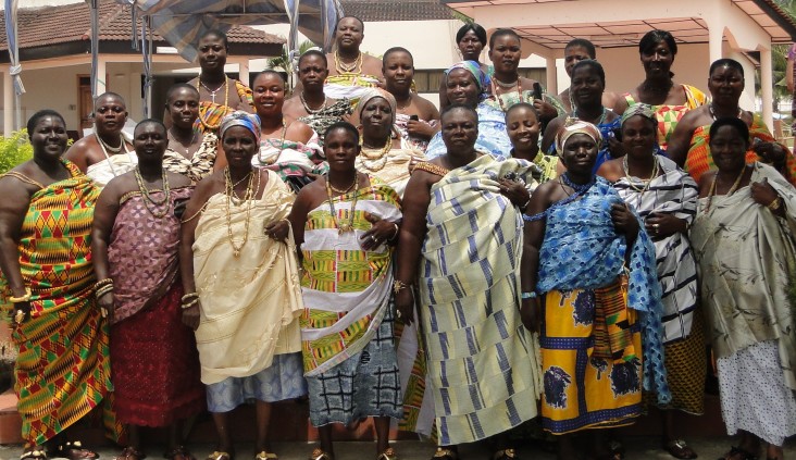 Group of women in traditional garments