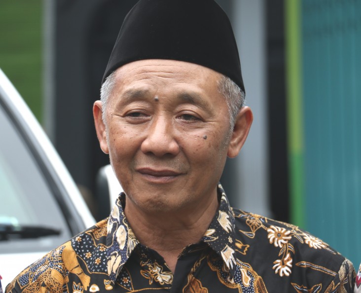 Kyai Hajji Soleh Bahruddin, the religious and educational leader of Ngalah Boarding School