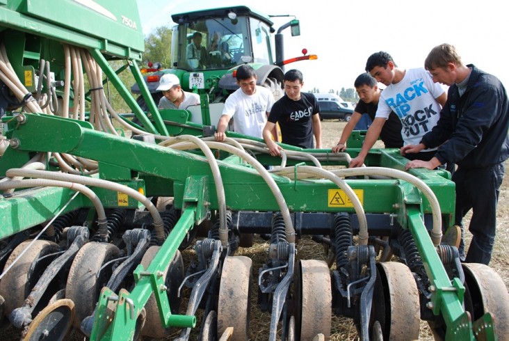 Kyrgyz Agro-Input Enterprise Development Project field day.