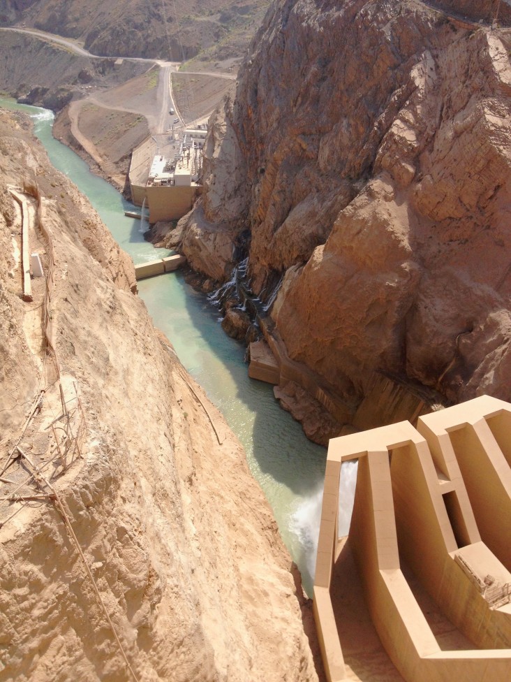 Gomal Zam Dam spillway