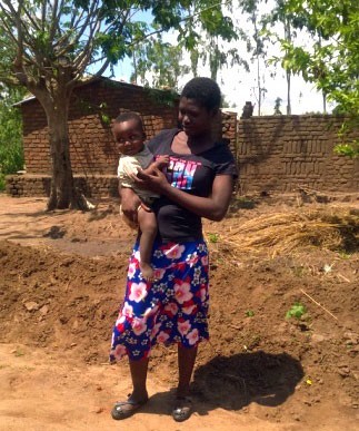 Seventeen-year-old Diana is now back in school and working to finish her primary education.