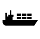 Cargo boat icon