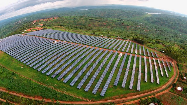 Solar field at the Agahozo Shalom Youth Village in Rwanda 