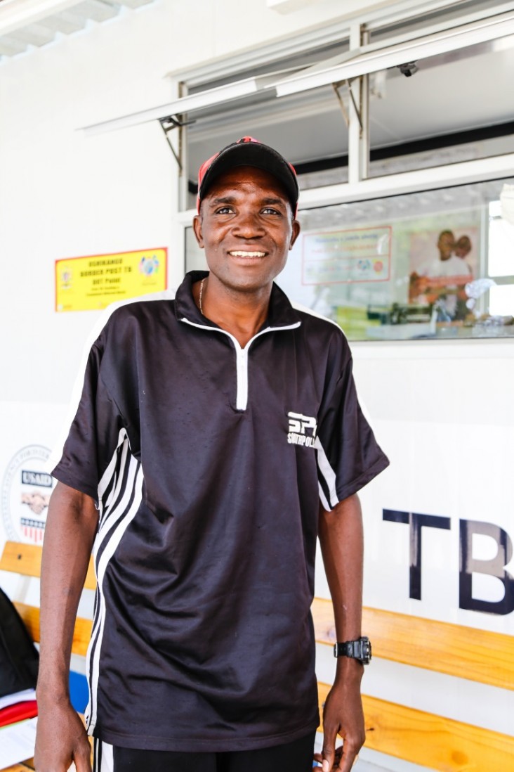 A new client, Jeremiah Ita travels from Angola to the Oshikango DOT point to receive TB and HIV treatment. 