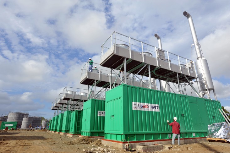 Power Plant at the Caricol Industrial Park in Northern Haiti.