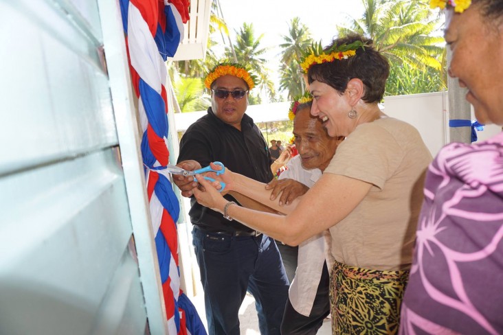 U.S. Ambassador Judith Cefkin Celebrates Launch of New Climate Change Adaptation Project in Buariki, Kiribati