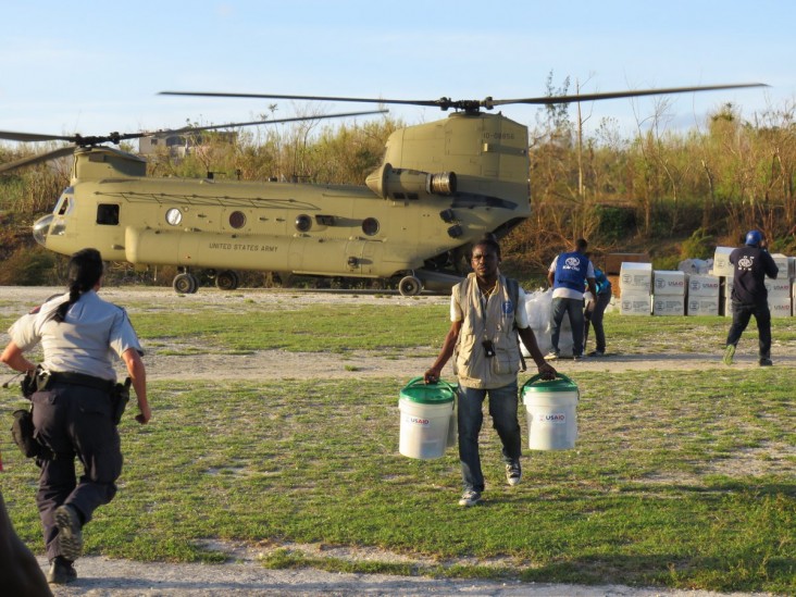 USAID and SOUTHCOM delivered food & supplies to Jérémie, Haiti