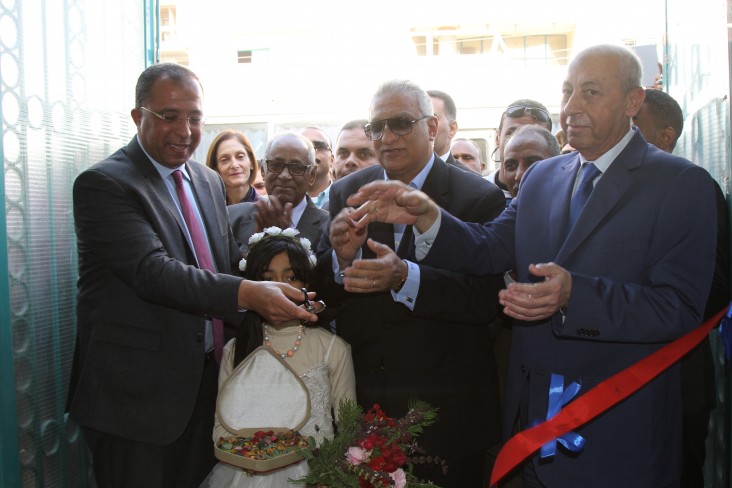 Government of Egypt officials inaugurate a Citizen Service Center in Aswan. USAID supported the development of this one-stop shop model for receiving public services.  