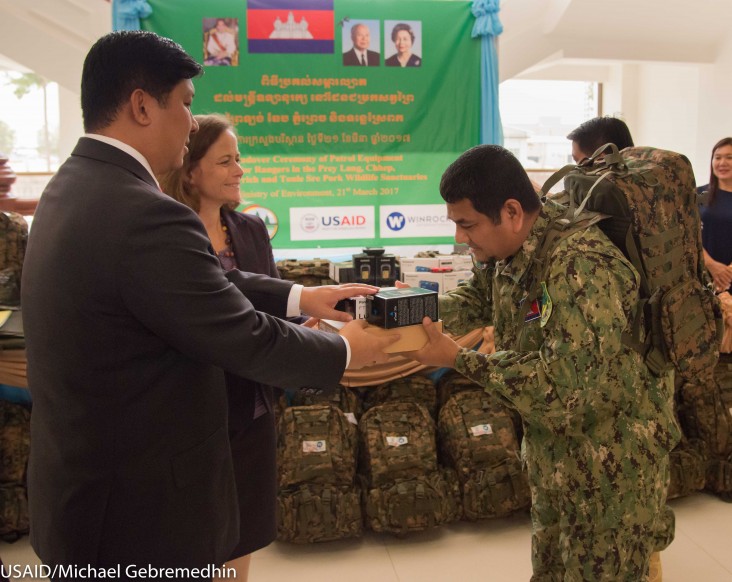 Remarks by Polly Dunford, Mission Director, USAID Cambodia, Handover Ceremony of Forest Ranger Patrol Equipment