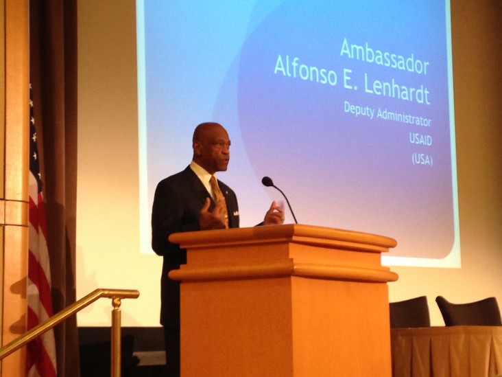 Deputy Administrator Alfonso Lenhardt  at the Global LGBT Donors Conference