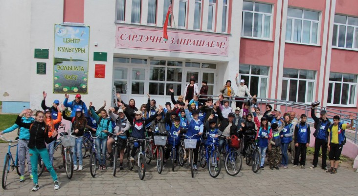 The Annual Bike Marathon is one way students promote community activism in the region.