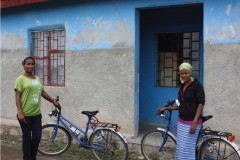 Chaltu Wata and Aster Roba, who are two of the more than 38,000 health extension workers in Ethiopia.