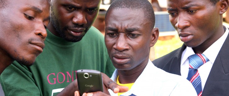 Forest monitors in western Tanzania receive training on how to collect field data using Android smartphones and Open Data Kit.