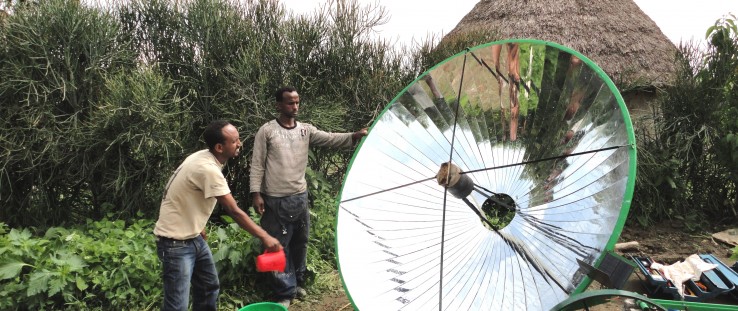 A prototype of International Development Enterprises’ Clean Irrigation System in Ethiopia