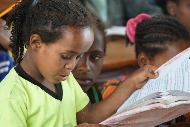 In December 2016, USAID completed the printing and delivery of critical scholastic materials for an estimated 2.8 million boys and girls throughout Ethiopia. USAID’s efforts were aimed at protecting vulnerable children’s right to education, following one of the worst droughts in Ethiopia in more than 50 years.