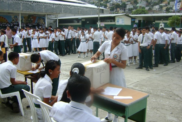 Students at School Elections