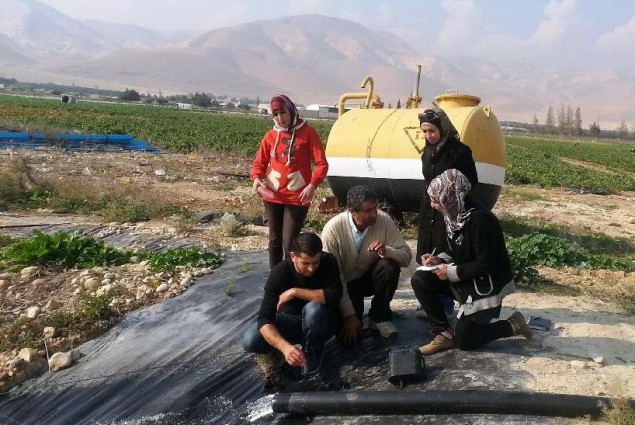 “As a Palestinian student, I am proud to be part of this experiment that brings innovative solutions to solve water salinity