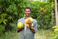 Diversified income. Thanks to USAID, Tumay Ashebir and his wife Alem Tekle and their family are engaged in everything from sheep rearing and fattening to producing vegetables, grains, and honey. They also have a garden and run a small transportation business with their mule cart. Their assets, which now include 21 sheep, 10 cattle, a cart, beehives, and a year's worth of food in storage, continue to grow.