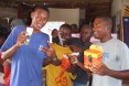 Fishermen in the southwest receive condoms at family planning session