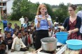 Peace Corps Volunteers show how to make neem cream