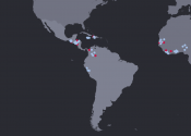 Map of Latin America and the Caribbean