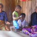 Photo of Jean Clement and his mother at nutrition training