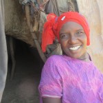 Sofiya Muse Omer now has access to clean, reliable water close to her home and a private latrine.