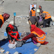 USAID’s Community-Based Disaster Risk Reduction project provides training in first aid and first response for communities vulner