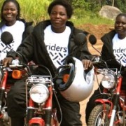 Riders for Health helps maintain motorcycles so outreach workers can provide health education, immunizations, HIV counseling and