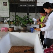 Thai law enforcement officials use WildScan to identify an endangered cockatoo during a recent training exercise.