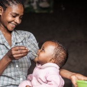 After receiving training on complementary and responsive feeding of children 6-24 months, Konjit, from the Wondogenet Woreda in 