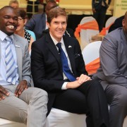 Officials at closing ceremony of USAID/Botswana’s Maatla project