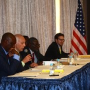 USAID/Zambia Mission Director Michael Yates offers remarks at the culmination event for the USAID-funded R&D program.